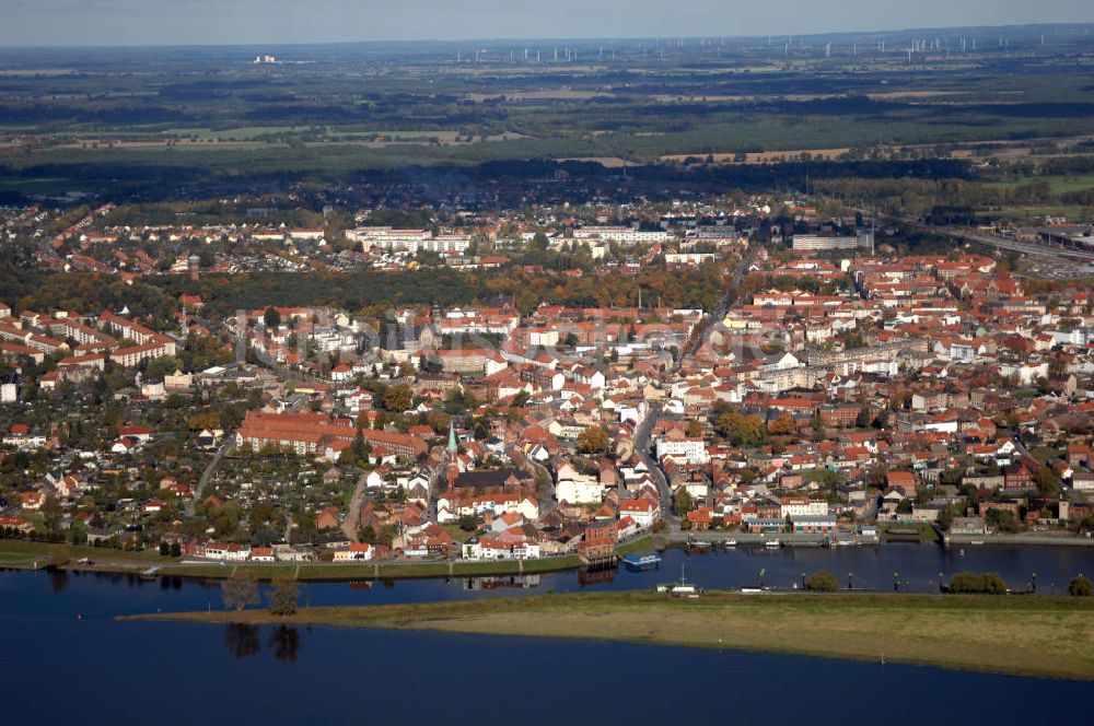 Wittenberge von oben - Wittenberge