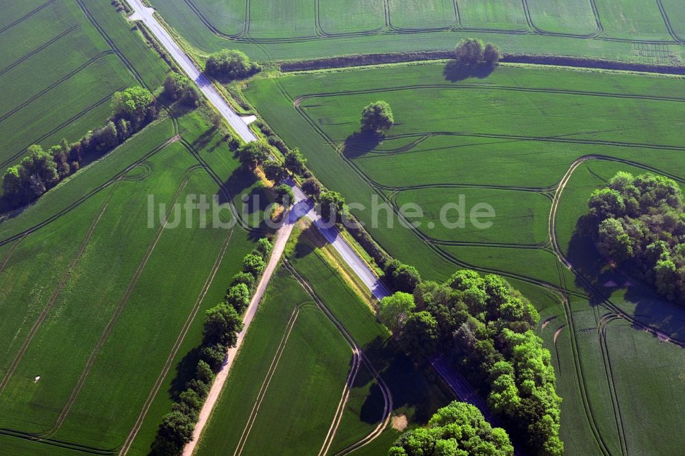 Schildetal von oben - Wittenburger Straße in Schildetal im Bundesland Mecklenburg-Vorpommern