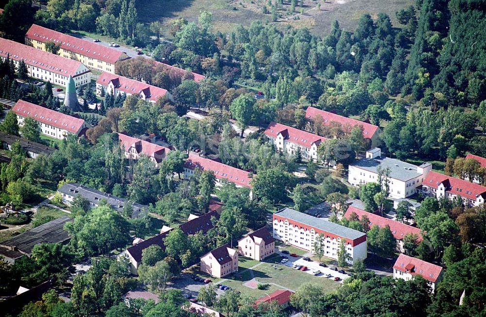 Wünsdorf (Brandenburg) von oben - Wünsdorf (Brandenburg) 21.09.2003 Gelände des ehemaligen russischen Oberkommando