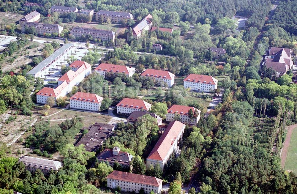 Wünsdorf (Brandenburg) von oben - Wünsdorf (Brandenburg) 21.09.2003 Gelände des ehemaligen russischen Oberkommando