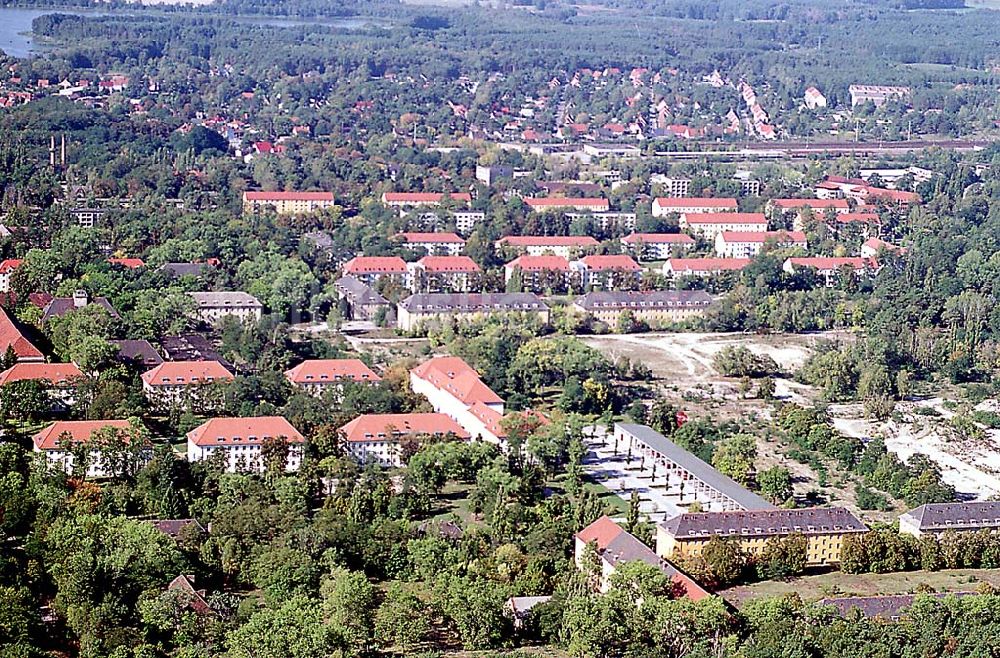 Wünsdorf (Brandenburg) von oben - Wünsdorf (Brandenburg) 21.09.2003 Gelände des ehemaligen russischen Oberkommando