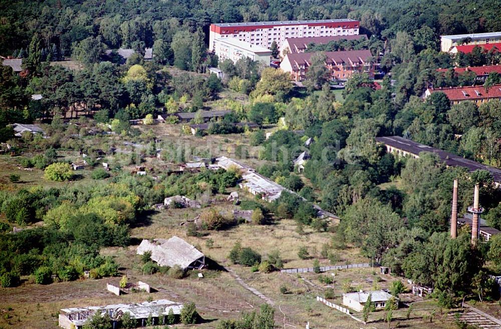 Luftbild Wünsdorf (Brandenburg) - Wünsdorf (Brandenburg) 21.09.2003 Gelände des ehemaligen russischen Oberkommando