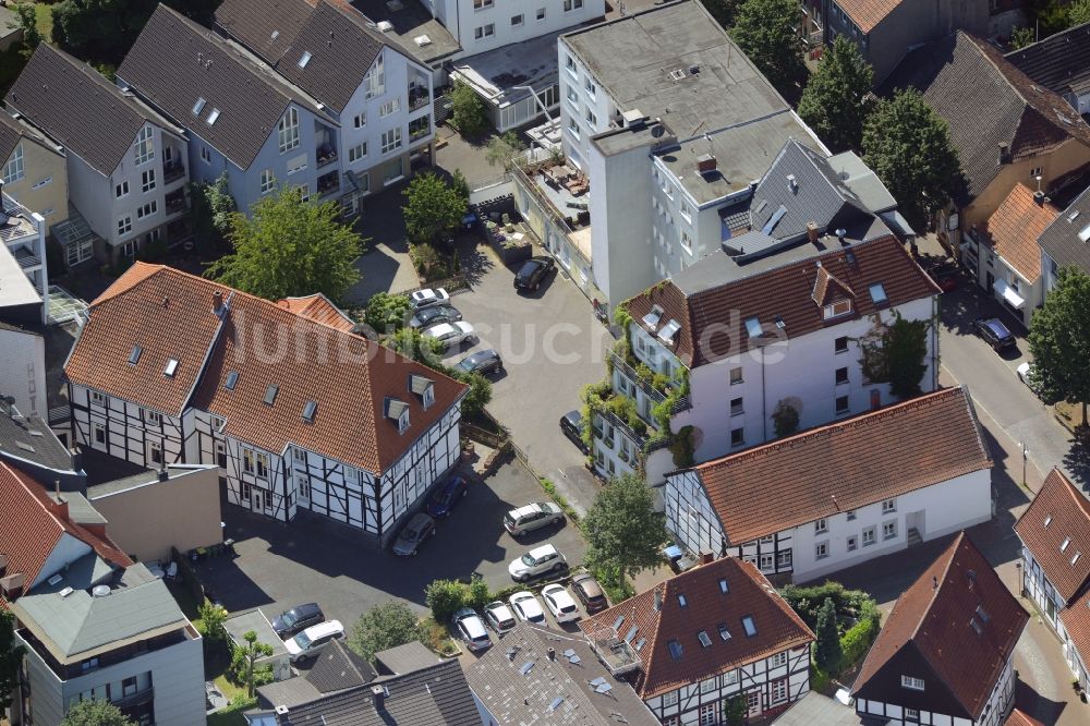 Luftbild Unna - Wohn- und Geschäftshaus der MARKUS GEROLD UNTERNEHMENSGRUPPE in Unna im Bundesland Nordrhein-Westfalen