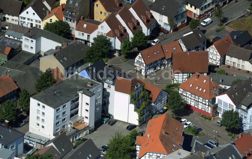 Luftbild Unna - Wohn- und Geschäftshaus der MARKUS GEROLD UNTERNEHMENSGRUPPE in Unna im Bundesland Nordrhein-Westfalen