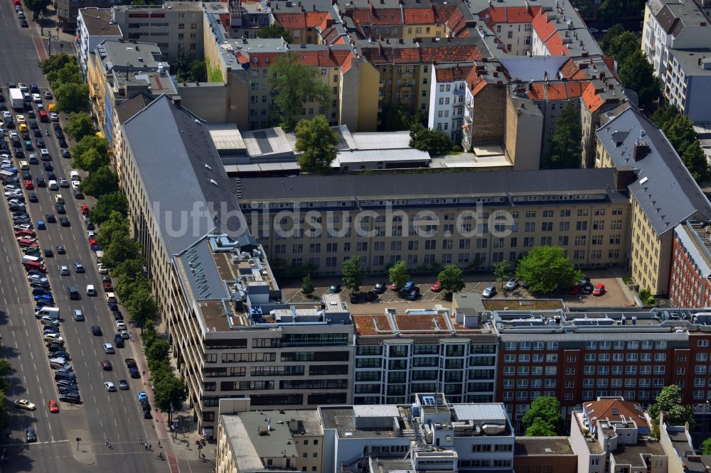 Luftbild Berlin - Wohn- und Geschäftshaus- Neubau- Gebäude Bismarck - Karree an der Bismarckstraße in Berlin Charlottenburg