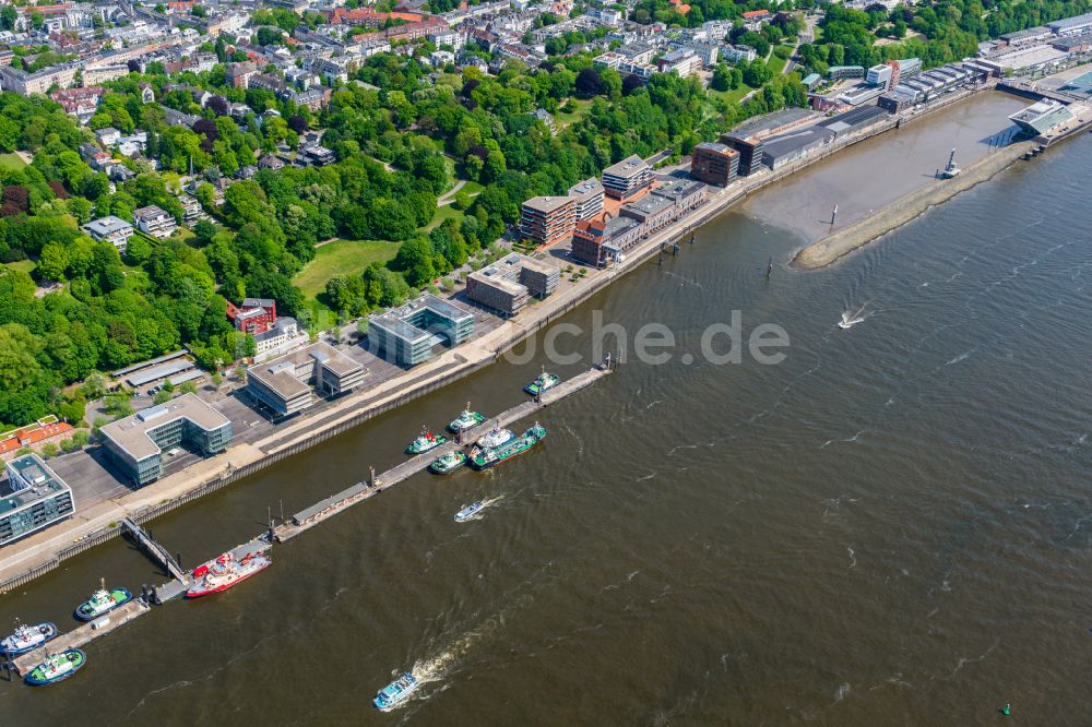 Luftaufnahme Hamburg - Wohn- und Geschäftshaus Viertel Altonaer Kaispeicher im Ortsteil Altona in Hamburg, Deutschland