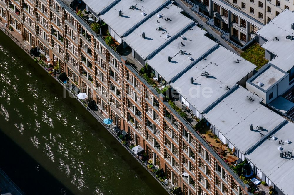 Luftaufnahme Leipzig - Wohn- und Geschäftshaus Viertel Elsterpark entlang der Nonnenstraße in Leipzig im Bundesland Sachsen, Deutschland