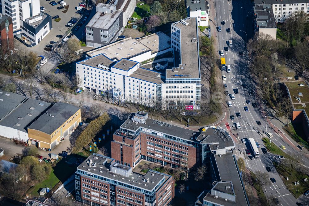 Luftbild Hamburg - Wohn- und Geschäftshaus Viertel im Ortsteil Stellingen in Hamburg, Deutschland