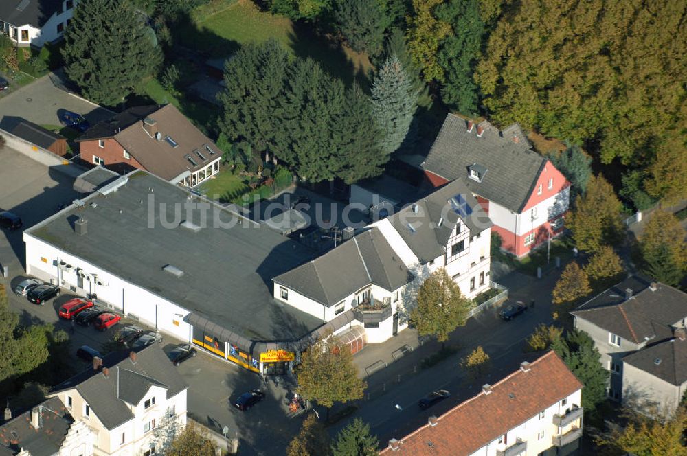 Unna von oben - Wohn- und Geschäftshauskomplex an der Massener Strasse 61 in 59423 Unna