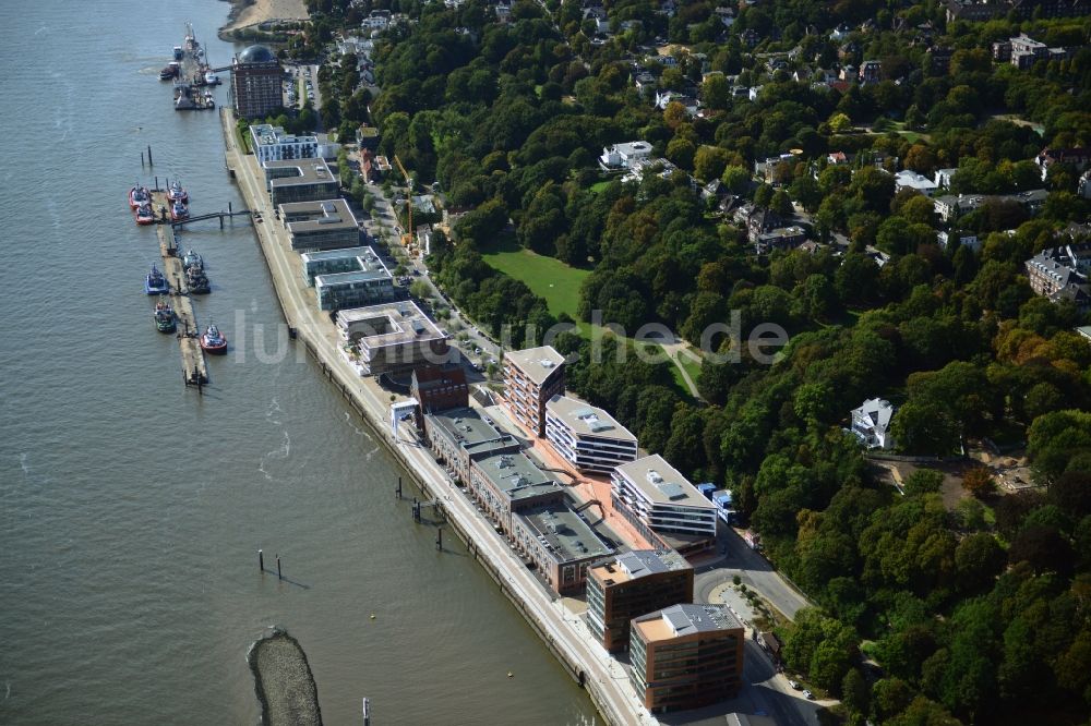 Luftaufnahme Hamburg - Wohn- und Geschäftshausneubauten am Altonaer Fischmarkt in Hamburg