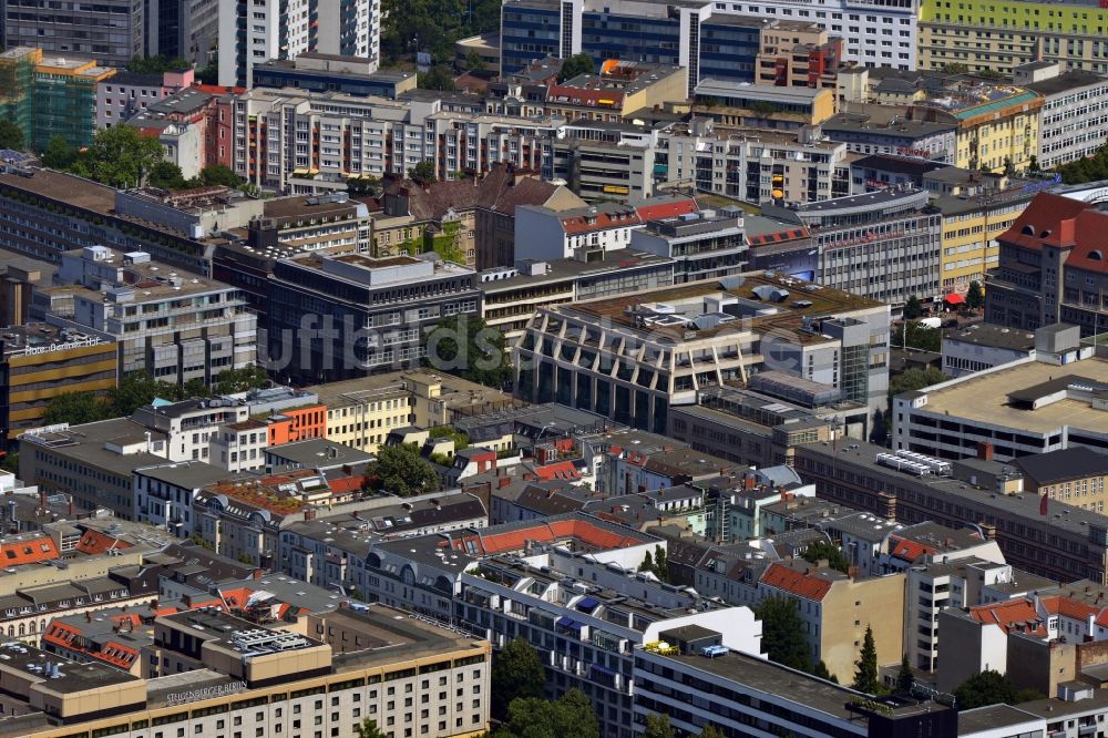 Luftbild Berlin - Wohn- und Geschäftshäuser in Berlin im Stadtteil Charlottenburg