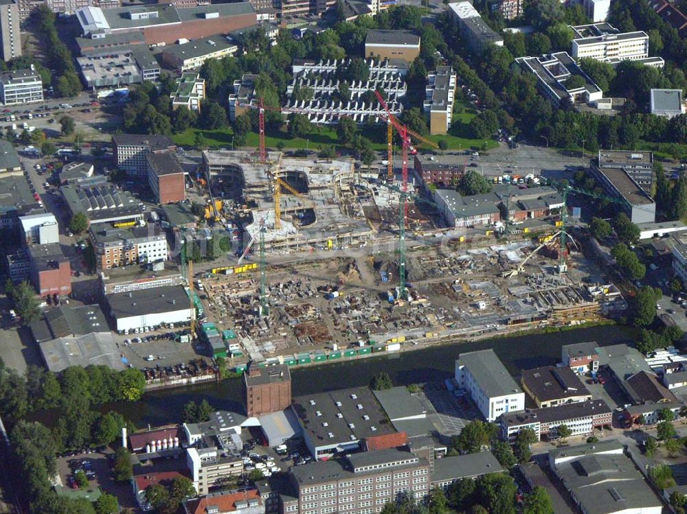 Hamburg von oben - Wohn-und Geschätshausneubau am Berliner Tor