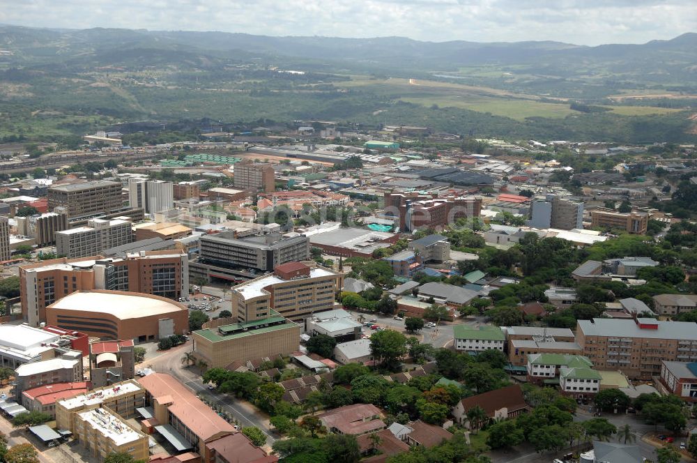 Luftbild Nelspruit - Wohn und Industrieviertel Sonheuwel Central in Nelspruit