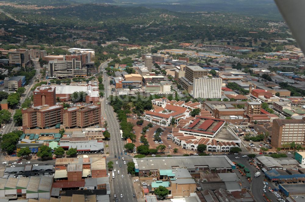 Nelspruit von oben - Wohn und Industrieviertel Sonheuwel Central in Nelspruit