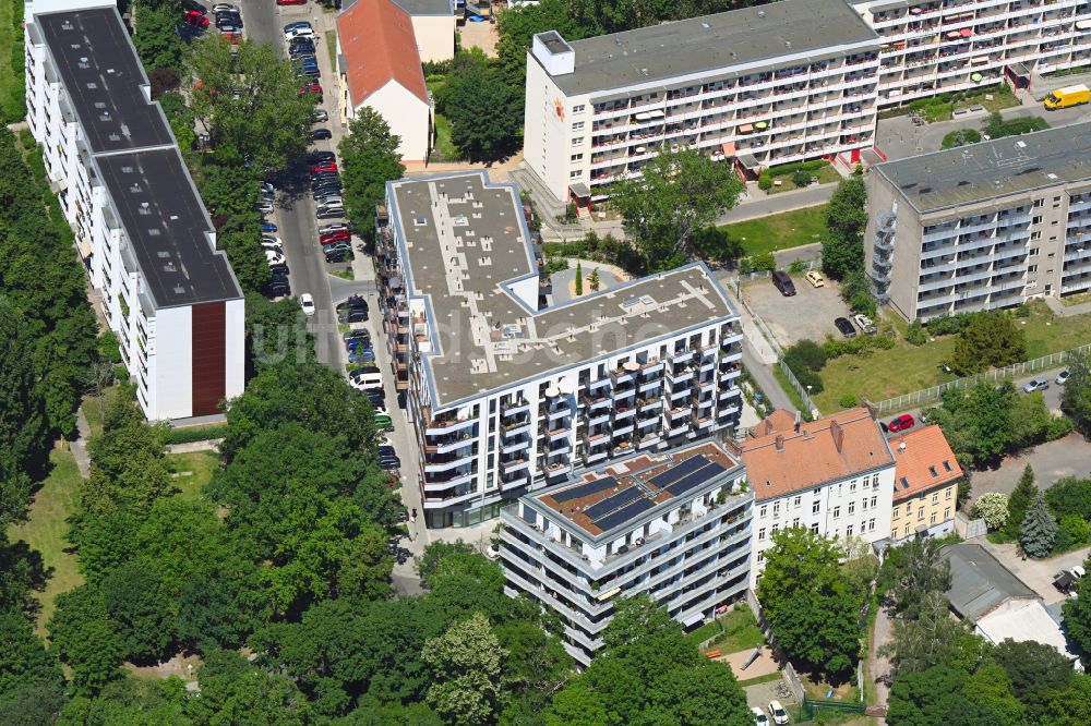 Luftaufnahme Berlin - Wohnanlage der Belle Époque Gesellschaft für behutsame Stadterneuerung mbH in Berlin, Deutschland