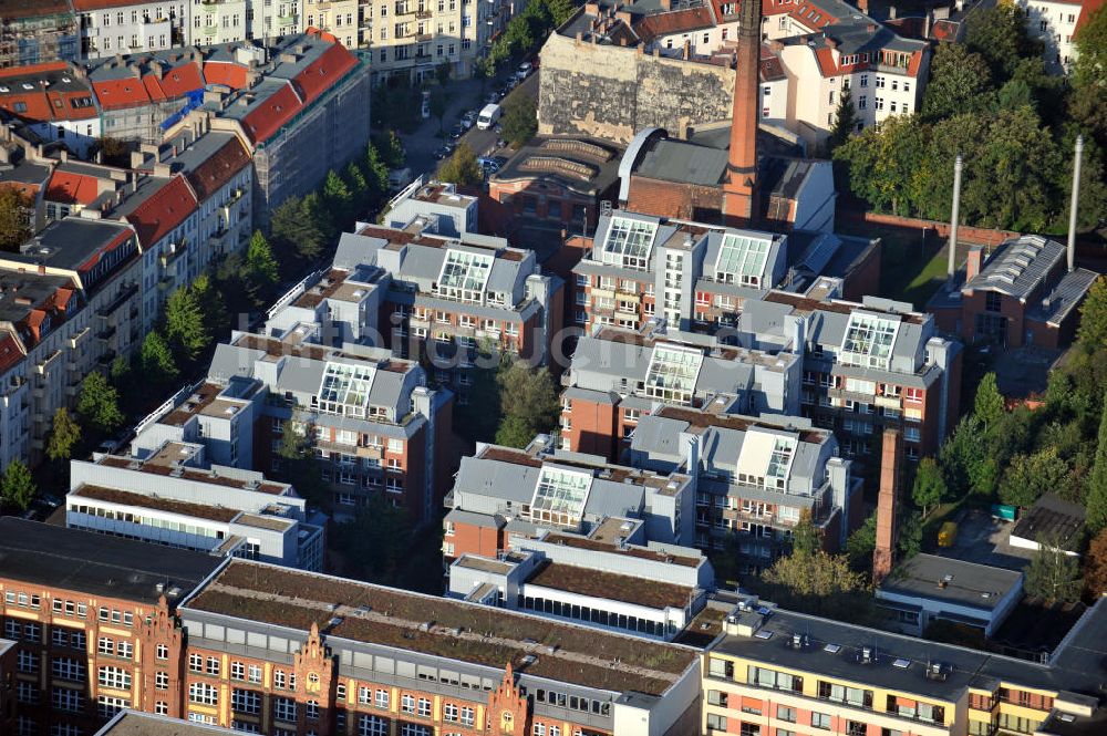 Berlin Prenzlauer Berg von oben - Wohnanlage in Berlin-Prenzlauer Berg