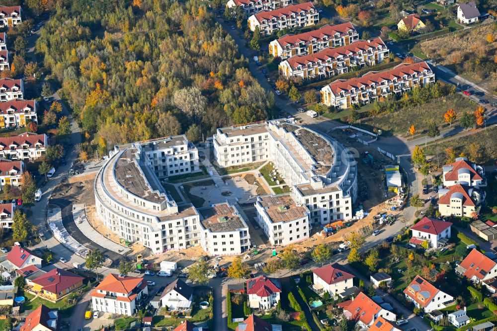 Luftaufnahme Schwanebeck - Wohnanlage Am Eichenring in Schwanebeck im Bundesland Brandenburg, Deutschland