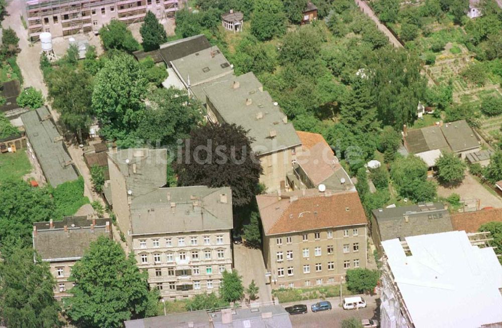 Potsdam - Stadt aus der Vogelperspektive: Wohnanlage Lennestr. 19-20 in Potsdam.