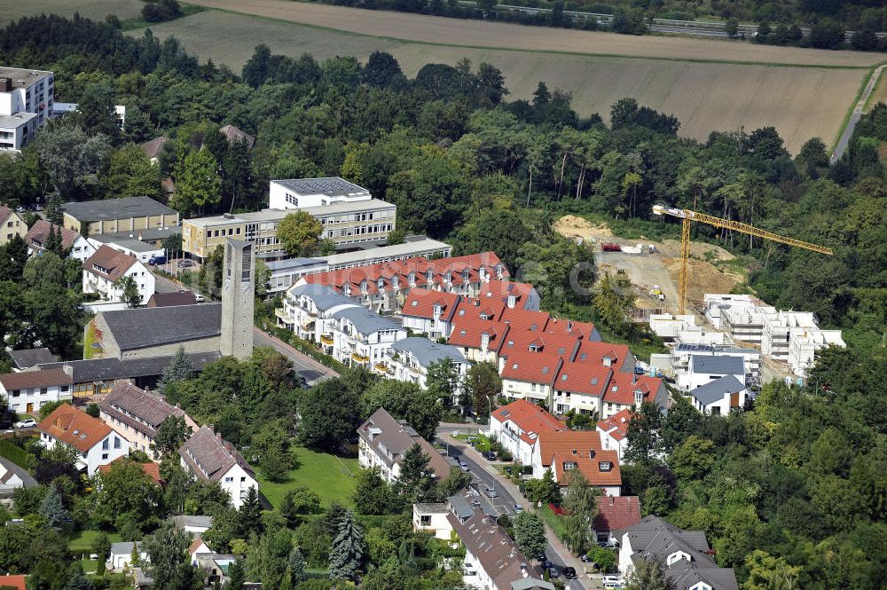 Bad Vilbel von oben - Wohnanlage am Tannenweg