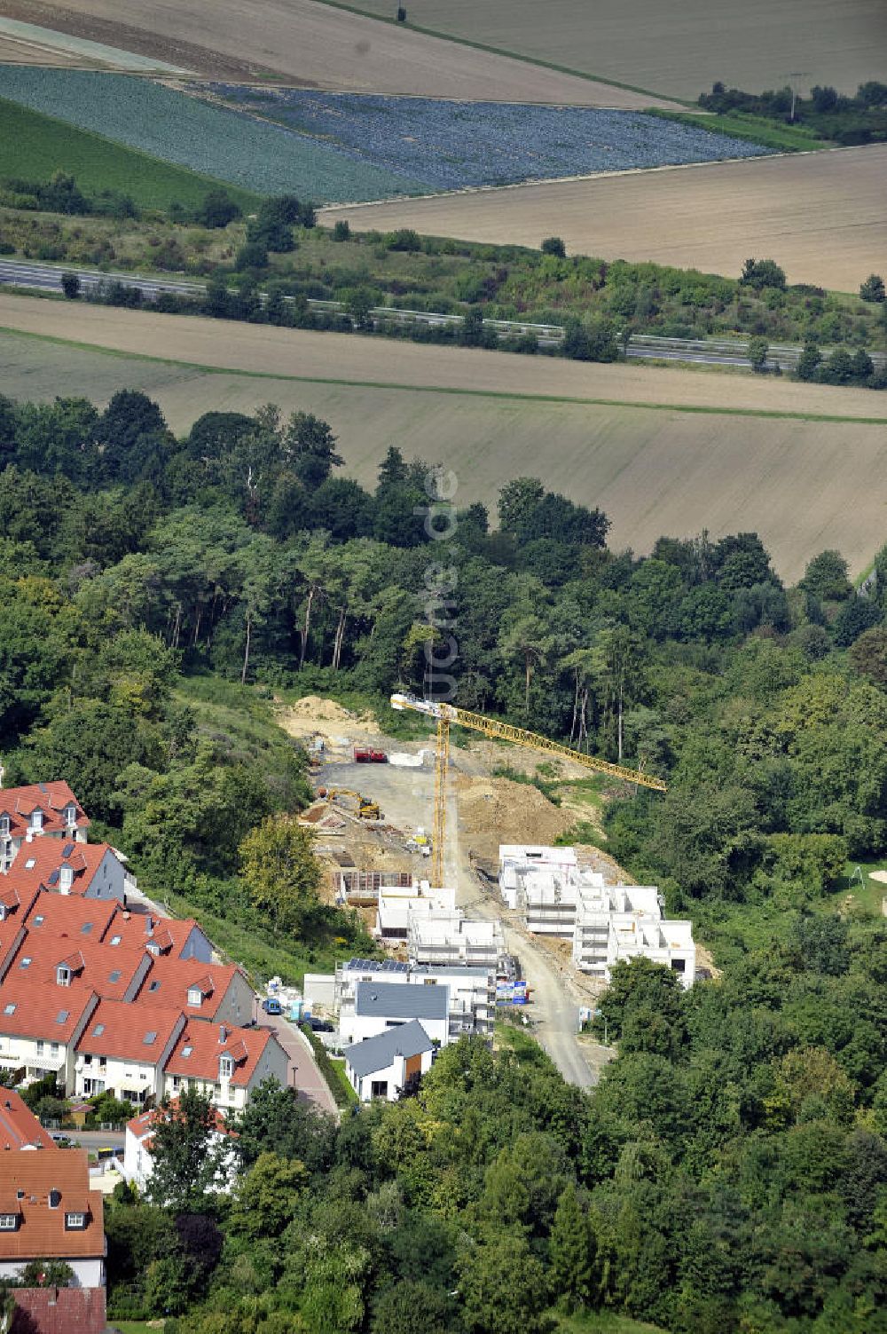 Luftbild Bad Vilbel - Wohnanlage am Tannenweg