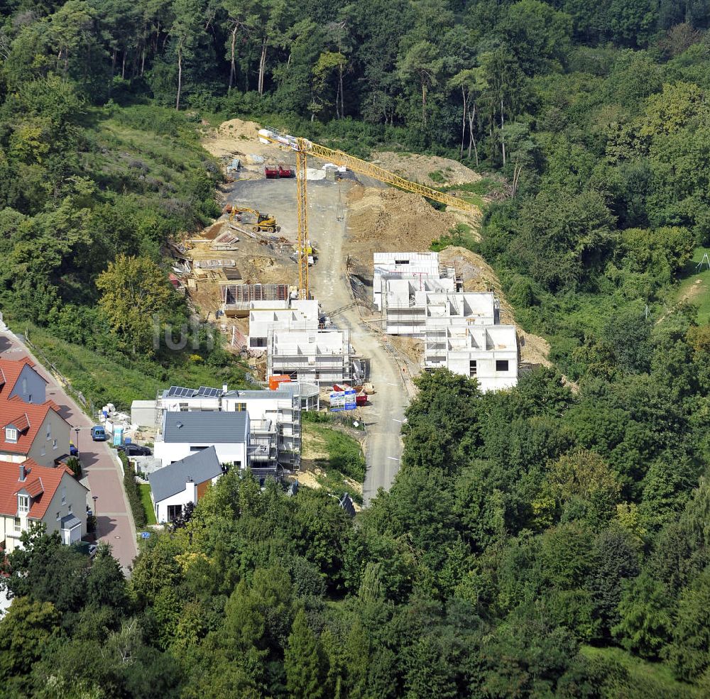 Luftaufnahme Bad Vilbel - Wohnanlage am Tannenweg