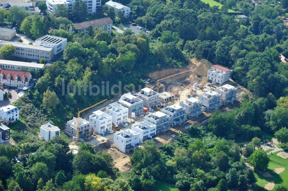 Luftaufnahme Bad Vilbel - Wohnanlage am Tannenweg in Bad Vilbel in Hessen