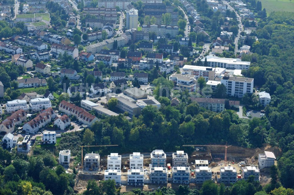 Bad Vilbel aus der Vogelperspektive: Wohnanlage am Tannenweg in Bad Vilbel in Hessen