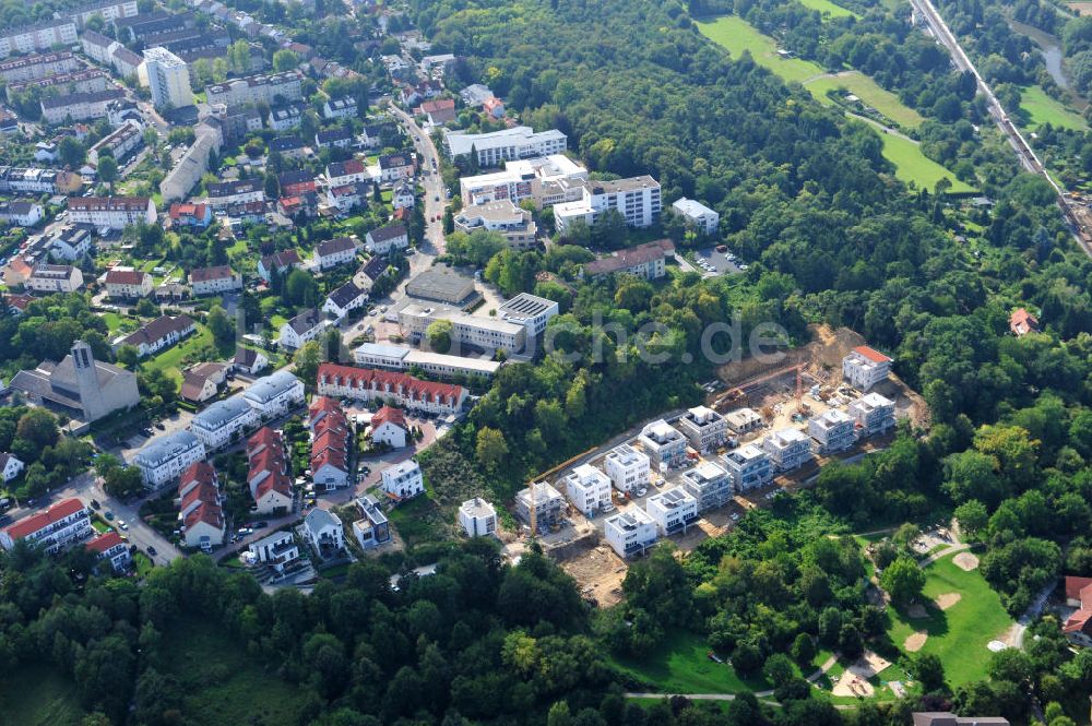 Luftaufnahme Bad Vilbel - Wohnanlage am Tannenweg in Bad Vilbel in Hessen