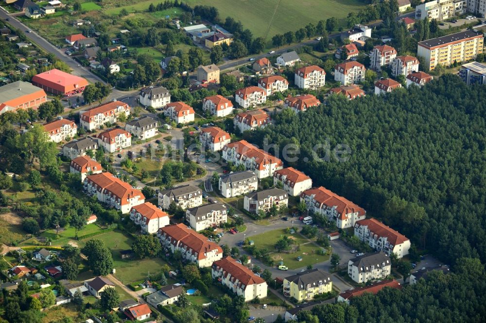 Luftbild Velten - Wohnanlage / Wohngebiet Am Kuschelhain in Velten im Bundesland Brandenburg