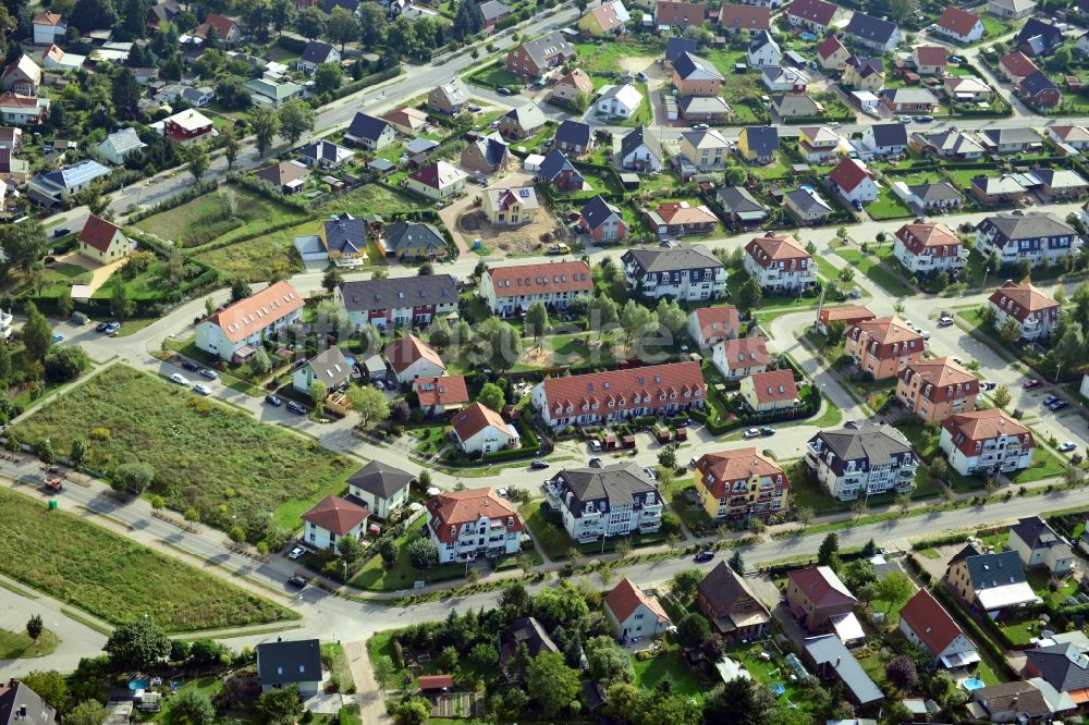 Luftaufnahme Zepernick Gemeimnde Panketal - Wohnanlage / Wohngebiet Am Mühlenberg in Zepernick im Bundesland Brandenburg