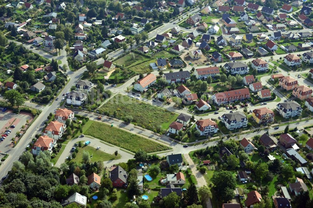 Zepernick Gemeimnde Panketal aus der Vogelperspektive: Wohnanlage / Wohngebiet Am Mühlenberg in Zepernick im Bundesland Brandenburg