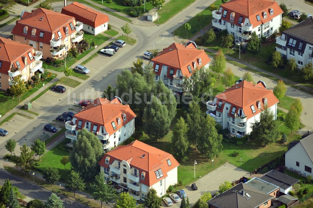 Zepernick Gemeimnde Panketal aus der Vogelperspektive: Wohnanlage / Wohngebiet Am Mühlenberg in Zepernick im Bundesland Brandenburg