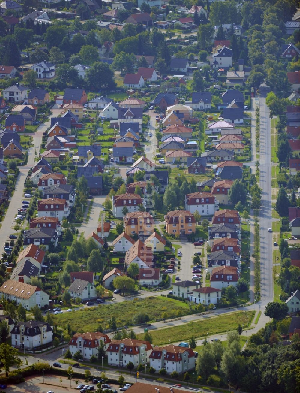 Luftbild Zepernick Gemeimnde Panketal - Wohnanlage / Wohngebiet Am Mühlenberg in Zepernick im Bundesland Brandenburg