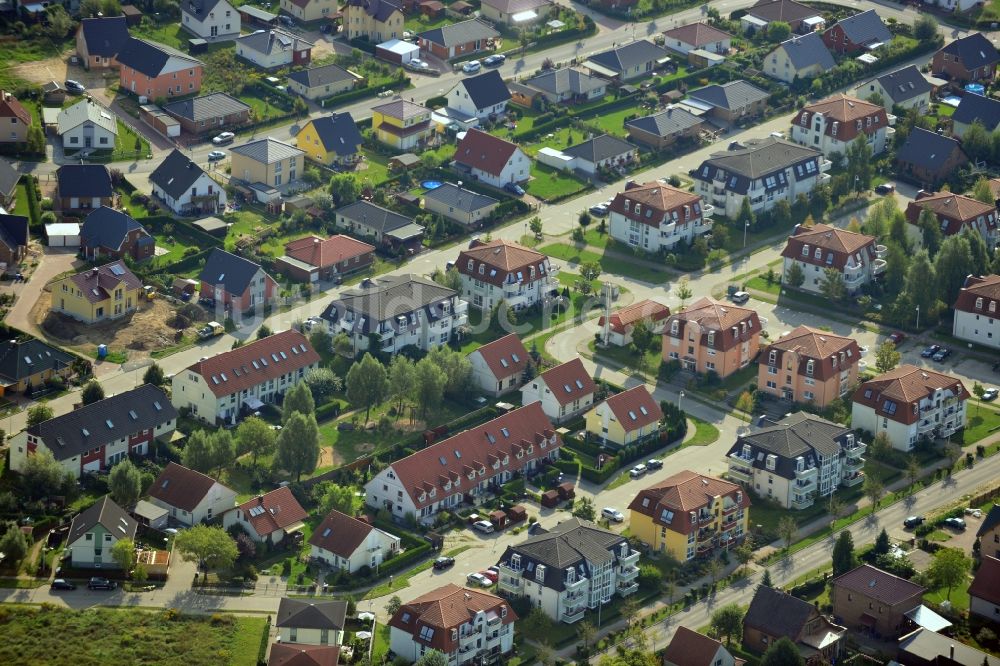 Zepernick Gemeimnde Panketal von oben - Wohnanlage / Wohngebiet Am Mühlenberg in Zepernick im Bundesland Brandenburg