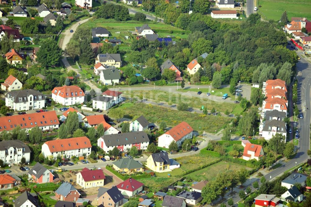 Luftaufnahme Zepernick Gemeimnde Panketal - Wohnanlage / Wohngebiet Am Mühlenberg in Zepernick im Bundesland Brandenburg