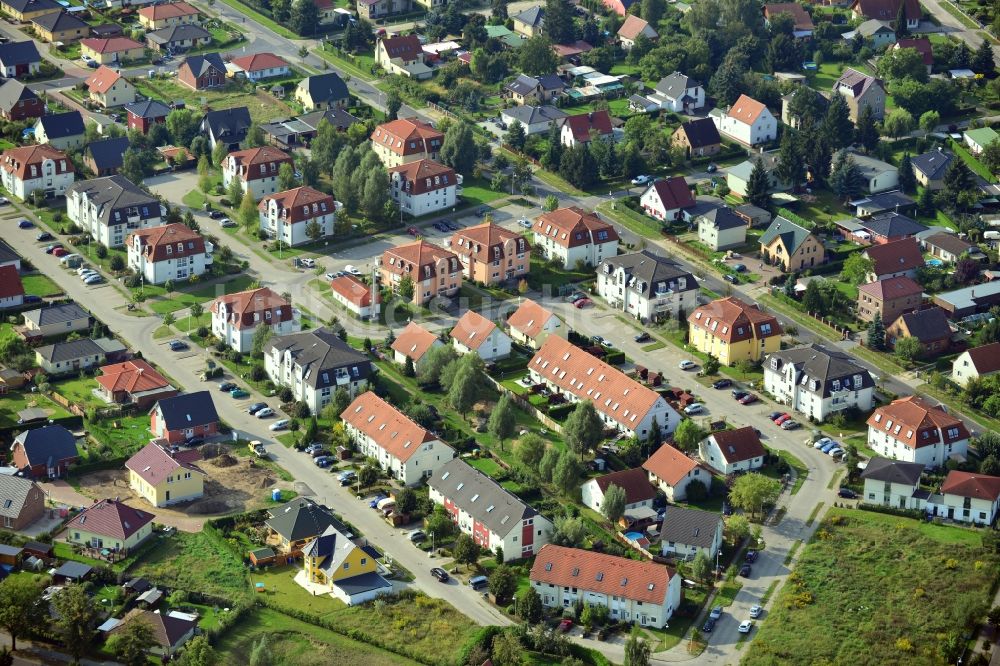 Zepernick Gemeimnde Panketal von oben - Wohnanlage / Wohngebiet Am Mühlenberg in Zepernick im Bundesland Brandenburg