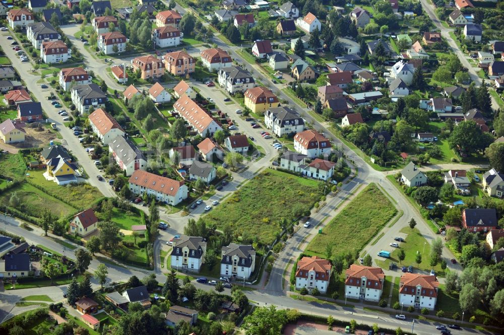 Zepernick Gemeimnde Panketal aus der Vogelperspektive: Wohnanlage / Wohngebiet Am Mühlenberg in Zepernick im Bundesland Brandenburg