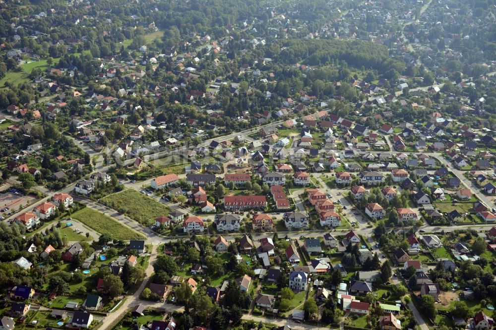 Luftaufnahme Zepernick Gemeimnde Panketal - Wohnanlage / Wohngebiet Am Mühlenberg in Zepernick im Bundesland Brandenburg