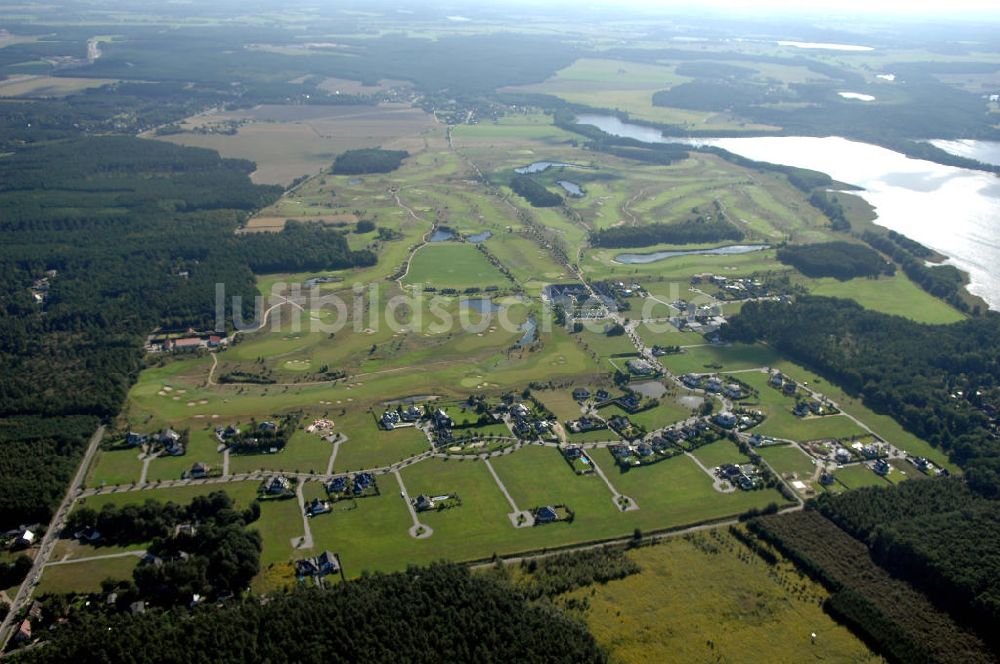 Luftbild Michendorf - Wohnanlagen der HVB Immobilien am Areal des malerisch gelegenen Golf- und Country Club Seddiner See