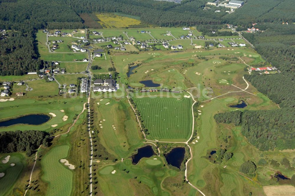 Luftbild Michendorf - Wohnanlagen der HVB Immobilien am Areal des malerisch gelegenen Golf- und Country Club Seddiner See