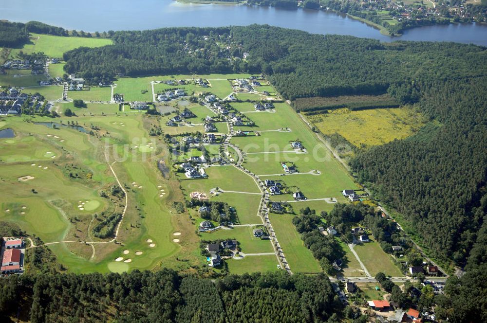 Luftbild Michendorf - Wohnanlagen der HVB Immobilien am Areal des malerisch gelegenen Golf- und Country Club Seddiner See