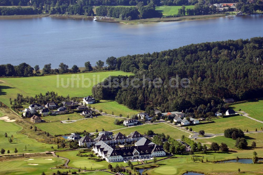 Luftaufnahme Michendorf - Wohnanlagen der HVB Immobilien am Areal des malerisch gelegenen Golf- und Country Club Seddiner See