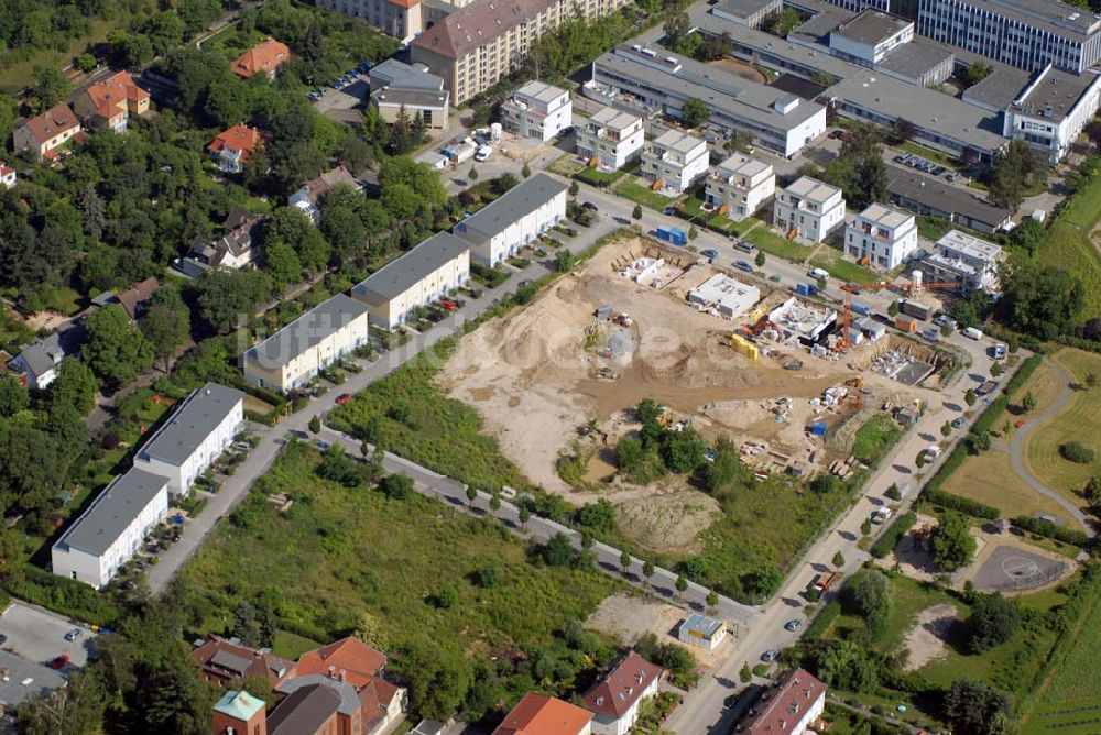 Luftbild Berlin - Wohnanlagenneubau in Berlin-Dahlem der cds Wohnbau Berlin GmbH