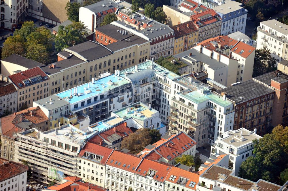 Luftaufnahme Berlin - Wohnbau Choriner Höfe in Berlin-Mitte