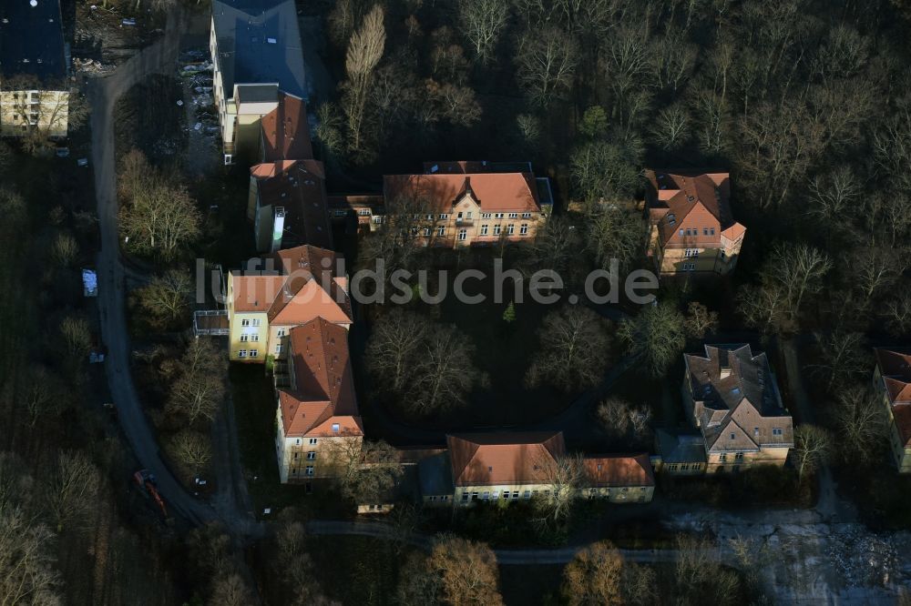 Luftbild Berlin - Wohnbauprojekt am Gelände der ehemaligen Kinderklinik in Berlin Lichtenberg