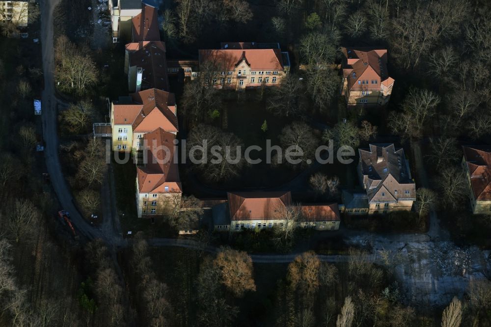 Luftaufnahme Berlin - Wohnbauprojekt am Gelände der ehemaligen Kinderklinik in Berlin Lichtenberg