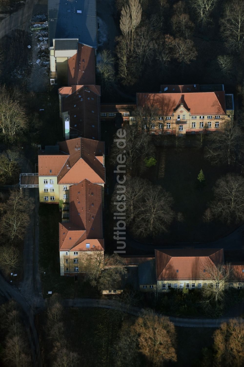 Berlin aus der Vogelperspektive: Wohnbauprojekt am Gelände der ehemaligen Kinderklinik in Berlin Lichtenberg