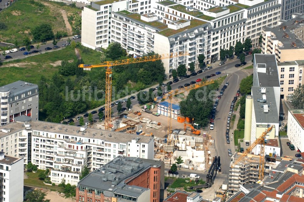 Berlin von oben - Wohnbauprojekte in Berlin-Mitte