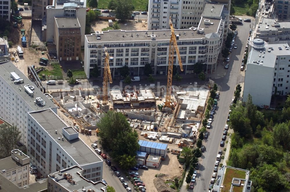 Luftaufnahme Berlin - Wohnbauprojekte in Berlin-Mitte