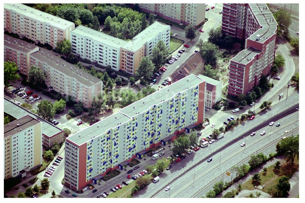 Luftaufnahme Berlin - Lichtenberg - Wohnbauten Alt Friedrichsfelde 44-48 der PRIMA Wohnbauten GmbH in Berlin Lichtenberg